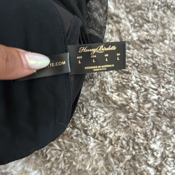 Honey Birdette Vesna Black Corset - Picture 12 of 13